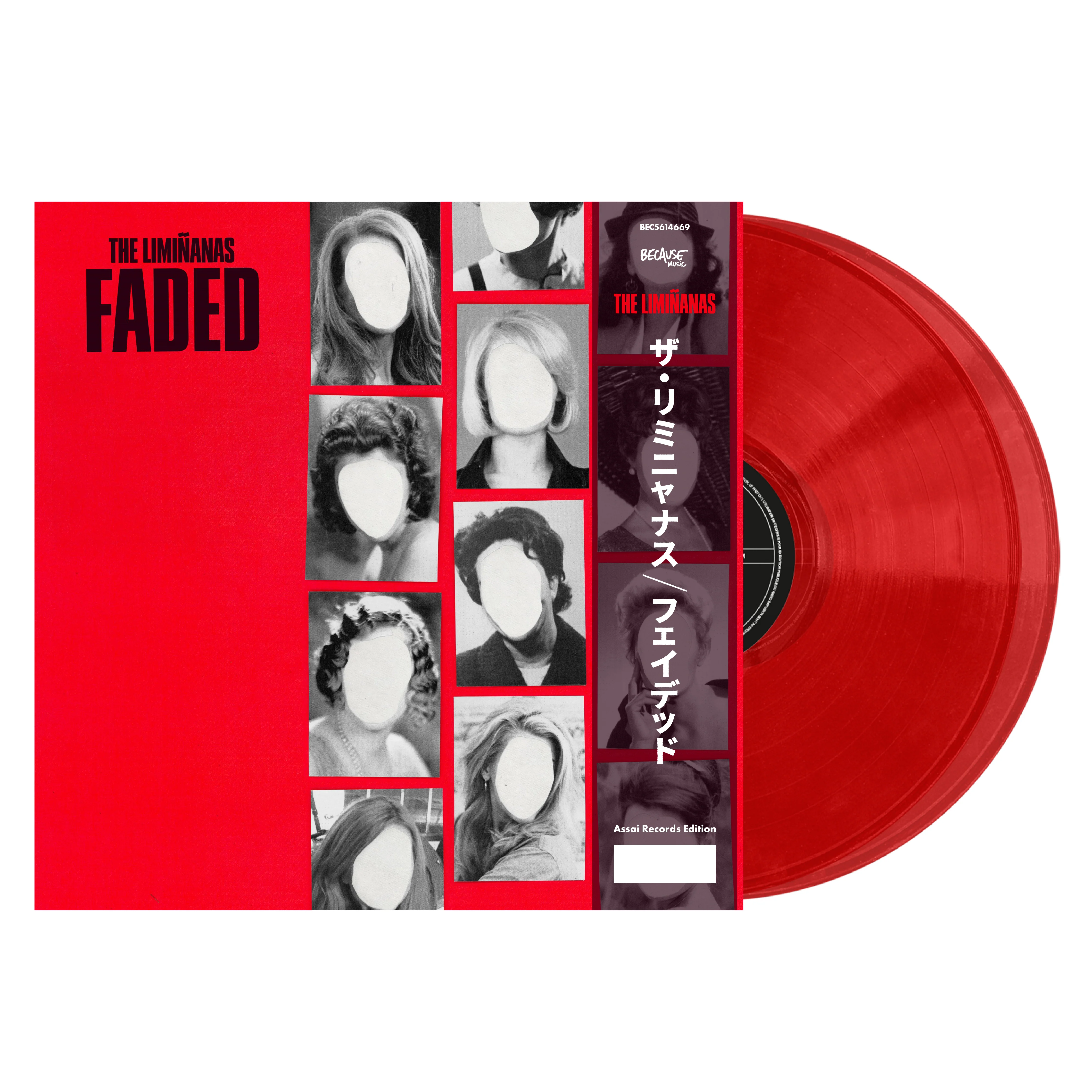 The Liminanas Faded Vinyl LP Signed Assai Obi Edition Red Colour 2025 - Image 2