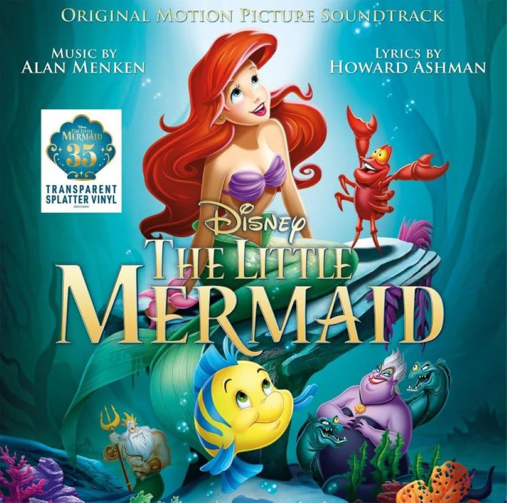 The Little Mermaid Vinyl LP Transparent Splatter Colour 35th Anniversary 2024 - Image 2
