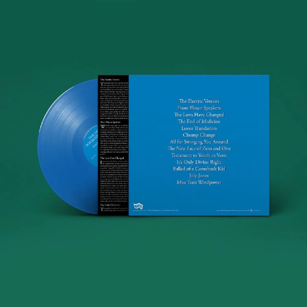 The New Pornographers Electric Version Vinyl LP Opaque Blue Colour 2023 - Image 2