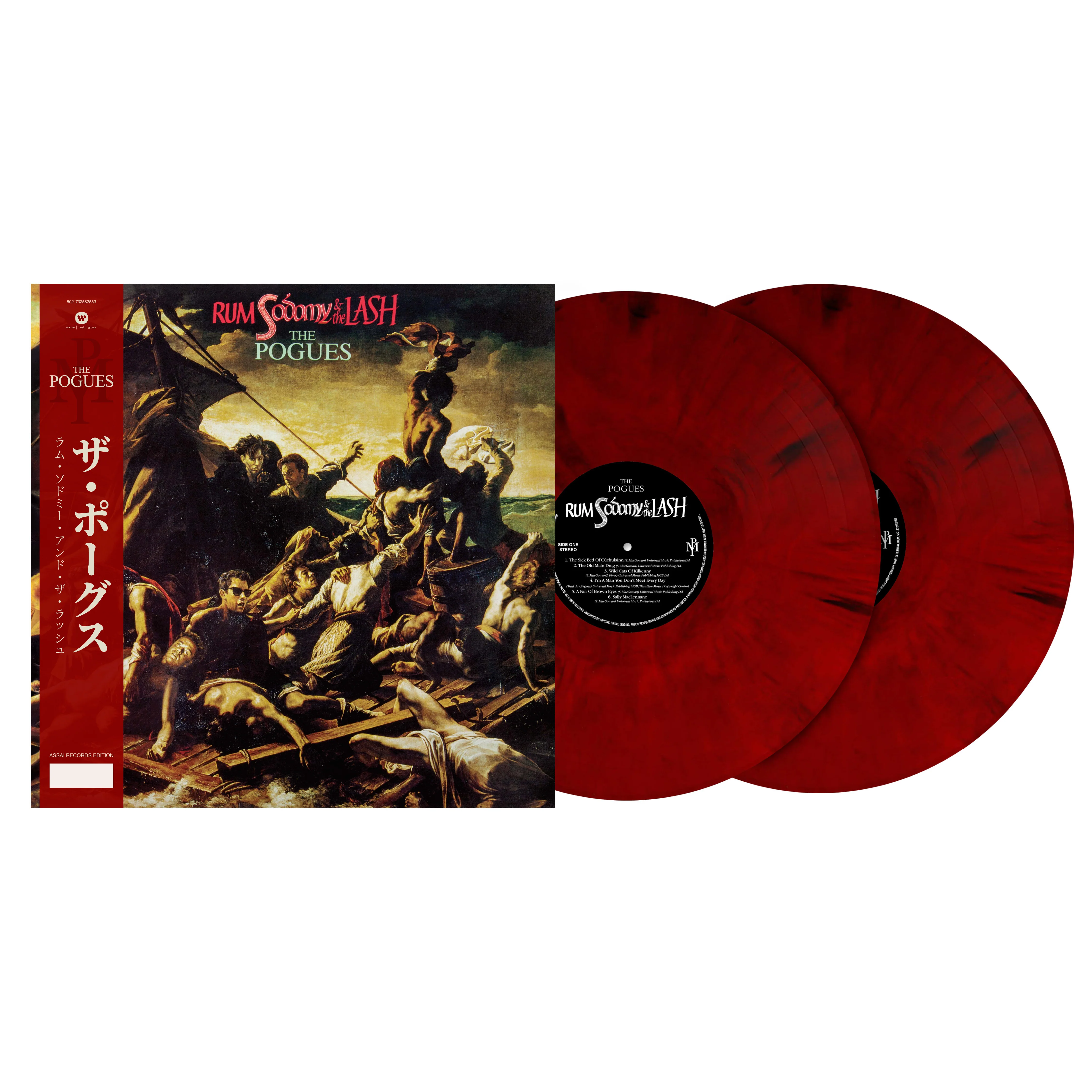 The Pogues Rum Sodomy & The Lash Vinyl LP 40th Anniversary Signed Assai Obi Edition Red Colour 2025 - Image 2