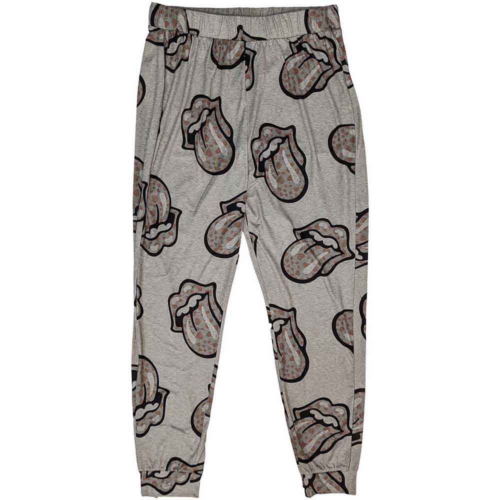 The Rolling Stones Heart Tongue Ladies X-Small Pyjamas - Image 3
