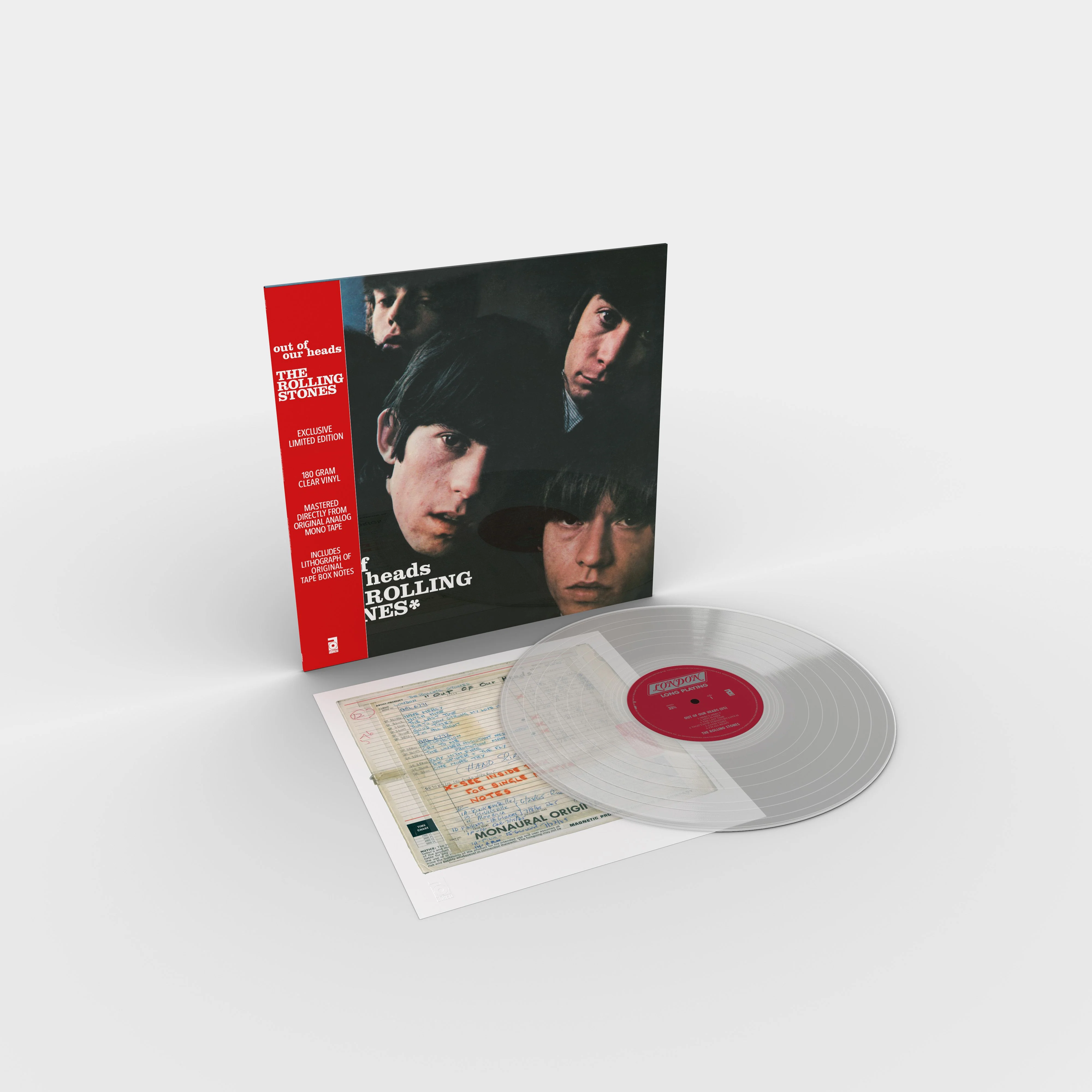 The Rolling Stones Out of Our Heads (US version) Vinyl LP Clear Colour RSD 2025 - Image 2