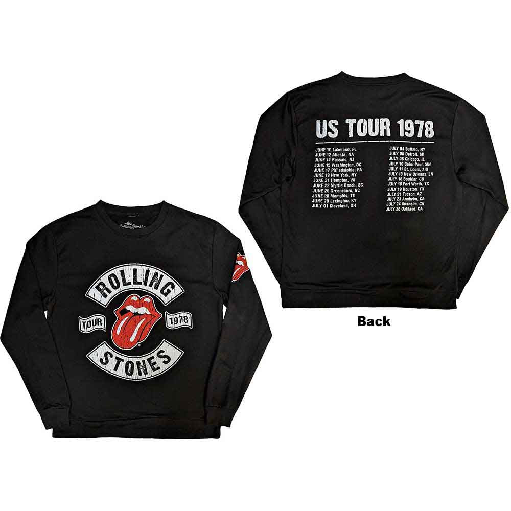 The Rolling Stones US Tour 1978 Large Sweatshirt - Image 3