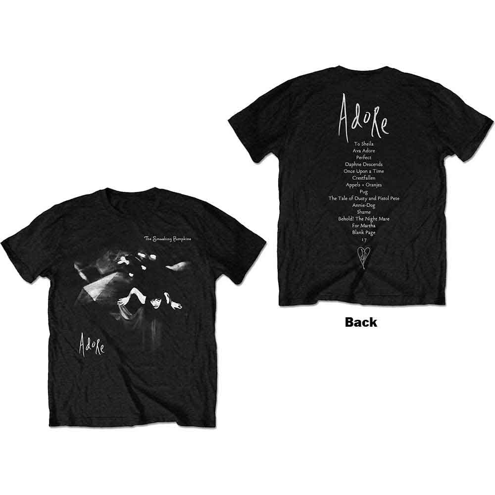 The Smashing Pumpkins Adore Black X-Small T-Shirt - Image 3