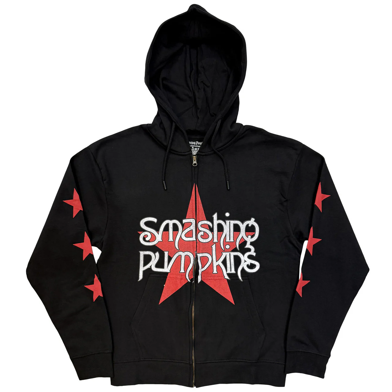 The Smashing Pumpkins Star Logo Black XXL Zipped Hoodie