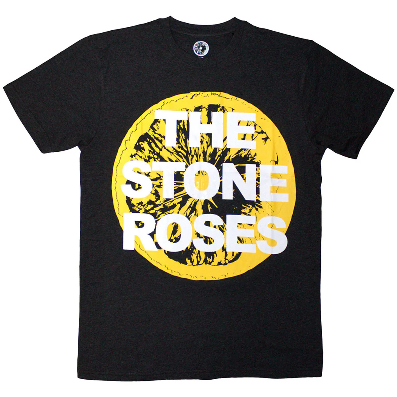 The Stone Roses Large Lemon Charcoal Grey Medium T-Shirt