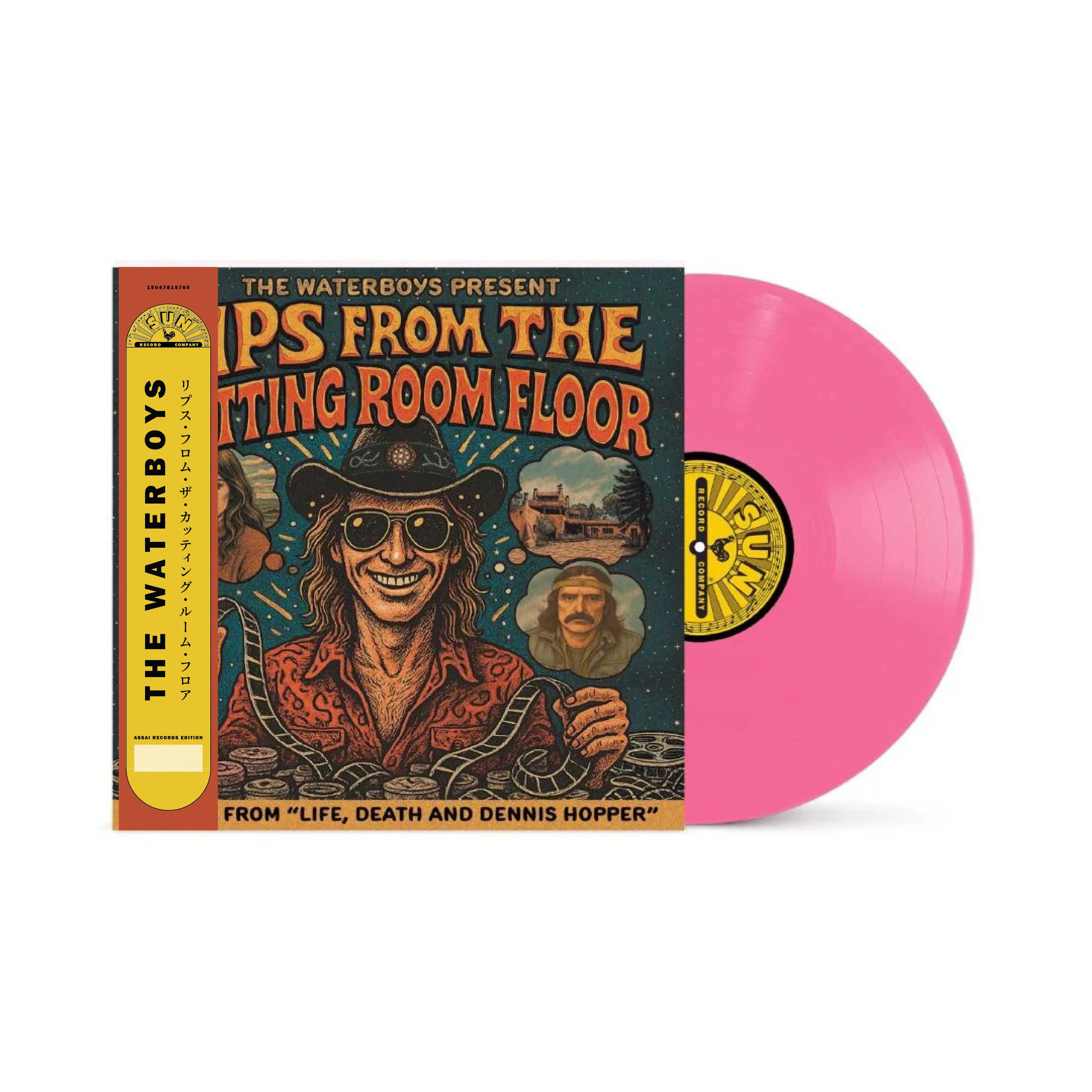 The Waterboys Present: Rips From The Cutting Room Floor Vinyl LP Signed Assai Obi Edition Pink Colour 2025 - Image 2