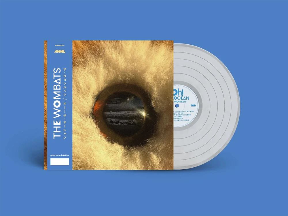 The Wombats Oh! The Ocean Vinyl LP Signed Assai Obi Edition Cloudy Clear Colour 2025 - Image 2