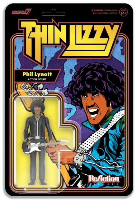 Thin Lizzy ReAction Figures Phil Lynott (Black Leather)