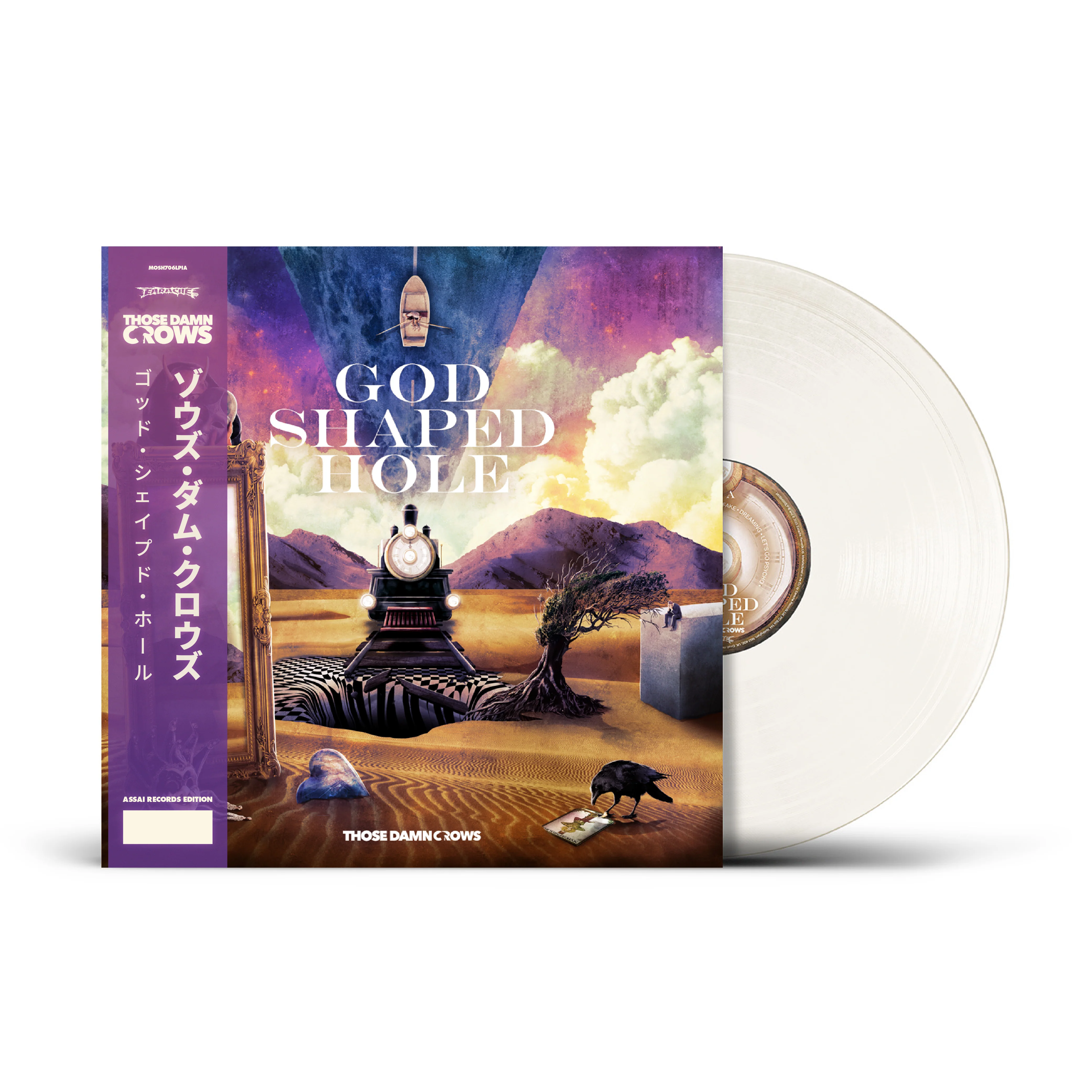 Those Damn Crows God Shaped Hole Vinyl LP Signed Assai Obi Edition Clear Colour 2025 - Image 3