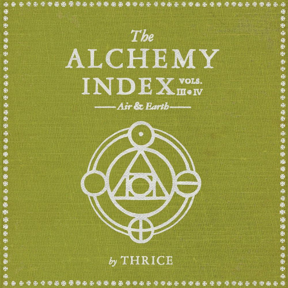 Thrice The Alchemy Index Vols. III & IV Air & Earth Vinyl LP Translucent Milky Clear & Translucent Tan Colour 2025