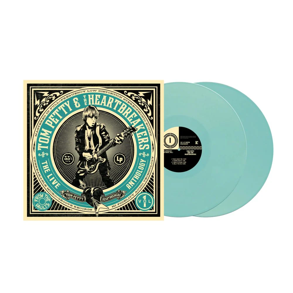 Tom Petty & The Heartbreakers The Live Anthology From The Vaults Vol.1 Vinyl LP Turquoise Colour Black Friday 2025