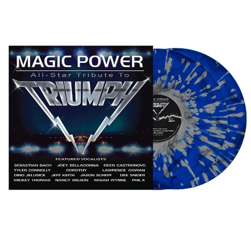Triumph Magic Power: All Star Tribute To Triumph Vinyl LP Indies Blue & White Splatter Colour 2025