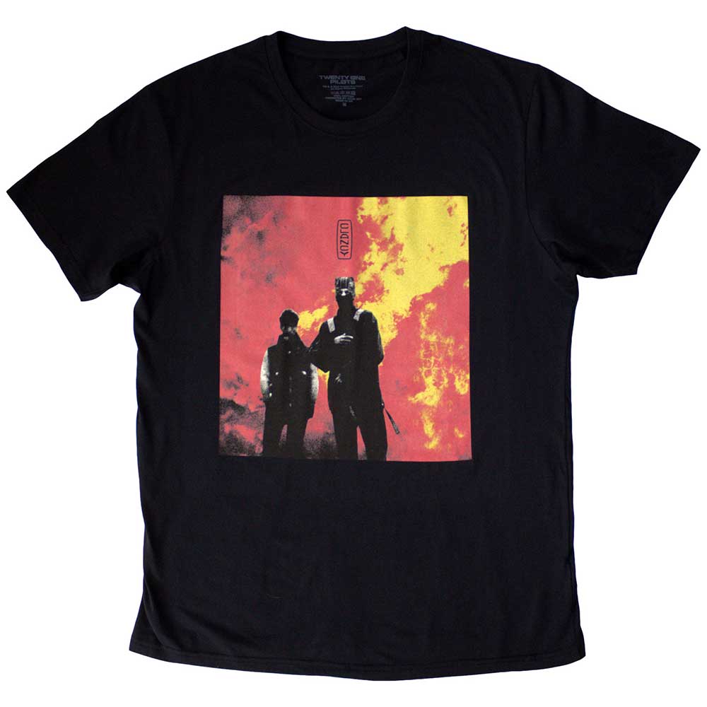 Twenty One Pilots Cover Box Black Large T-Shirt