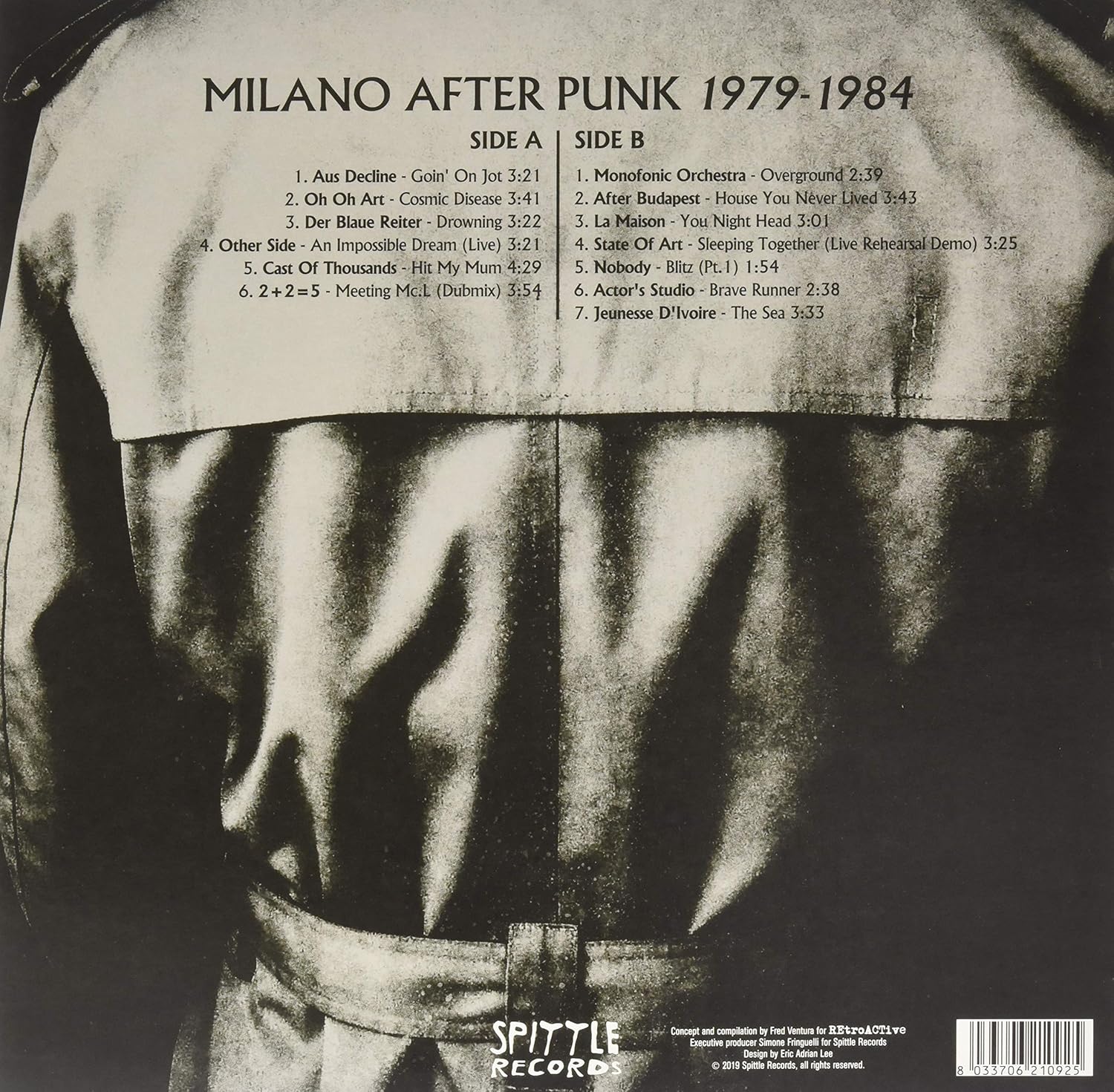 Various Artists Milano After Punk Vinyl LP 2019 - Image 2
