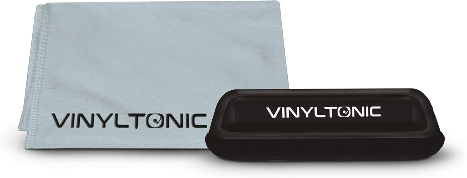 Velvet Brush & Mircofibre Cloth Cleaning Kit By Vinyl Tonic - Image 2