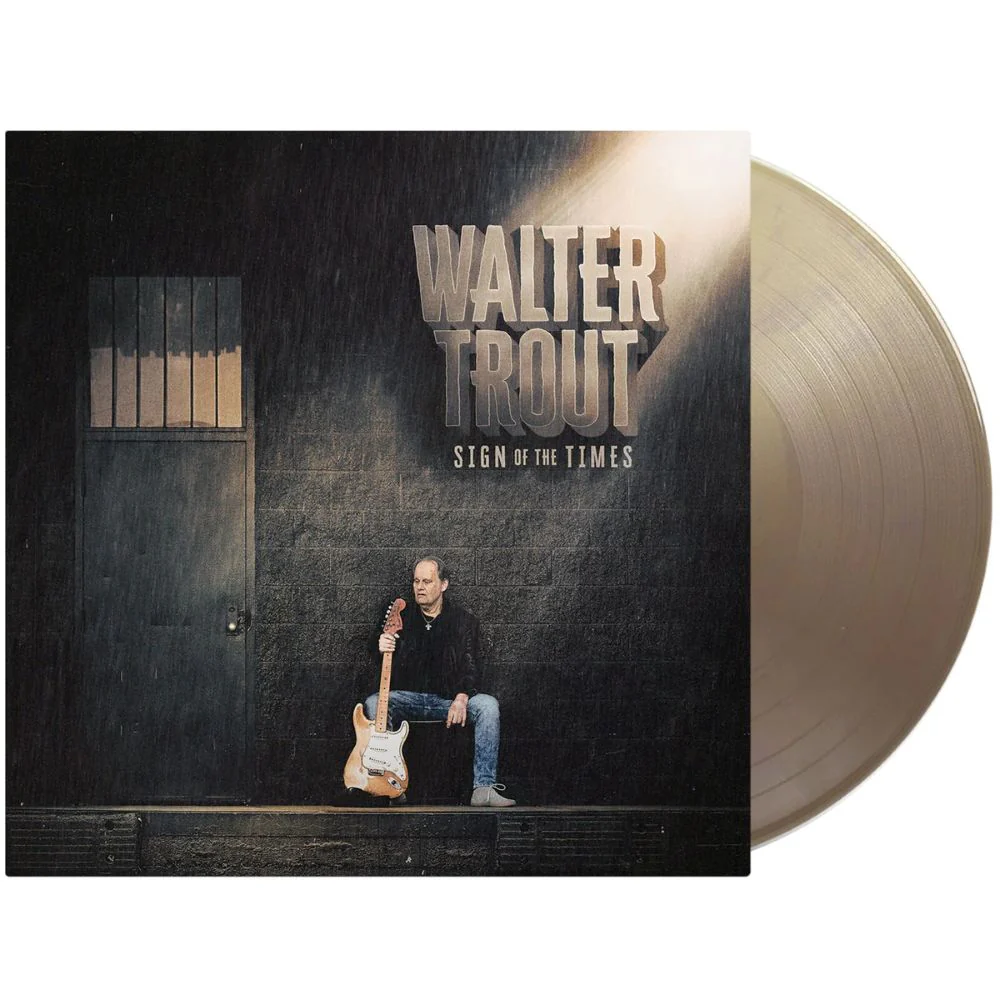 Walter Trout Sign Of The Times Vinyl LP Gold with Purple Marble Colour 2025