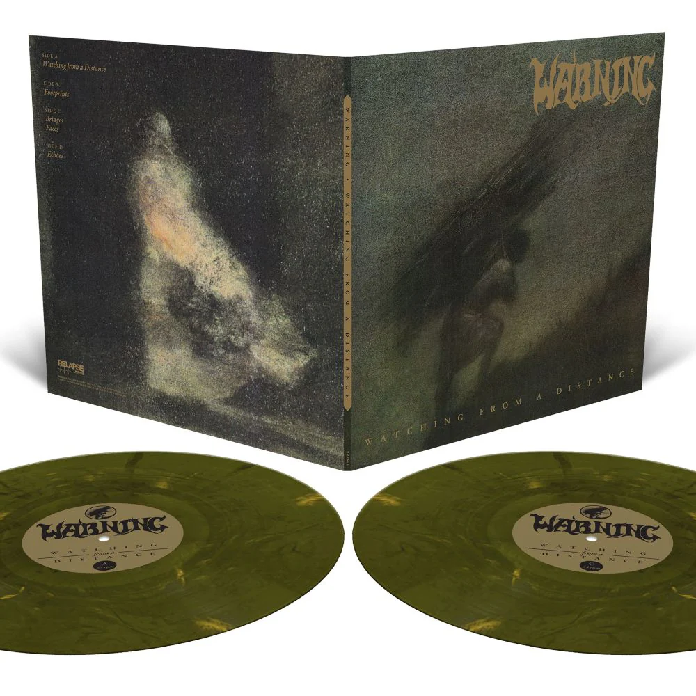 Warning Watching From A Distance Vinyl LP Labradorite Marble Colour 2026 - Image 2