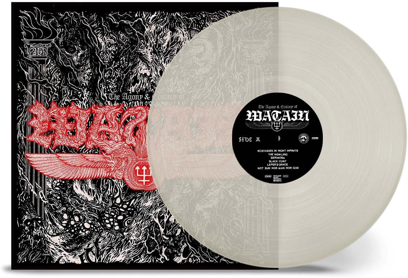 Watain The Agony & Ecstasy of Watain Vinyl LP Transparent Natural Colour 2024 - Image 2