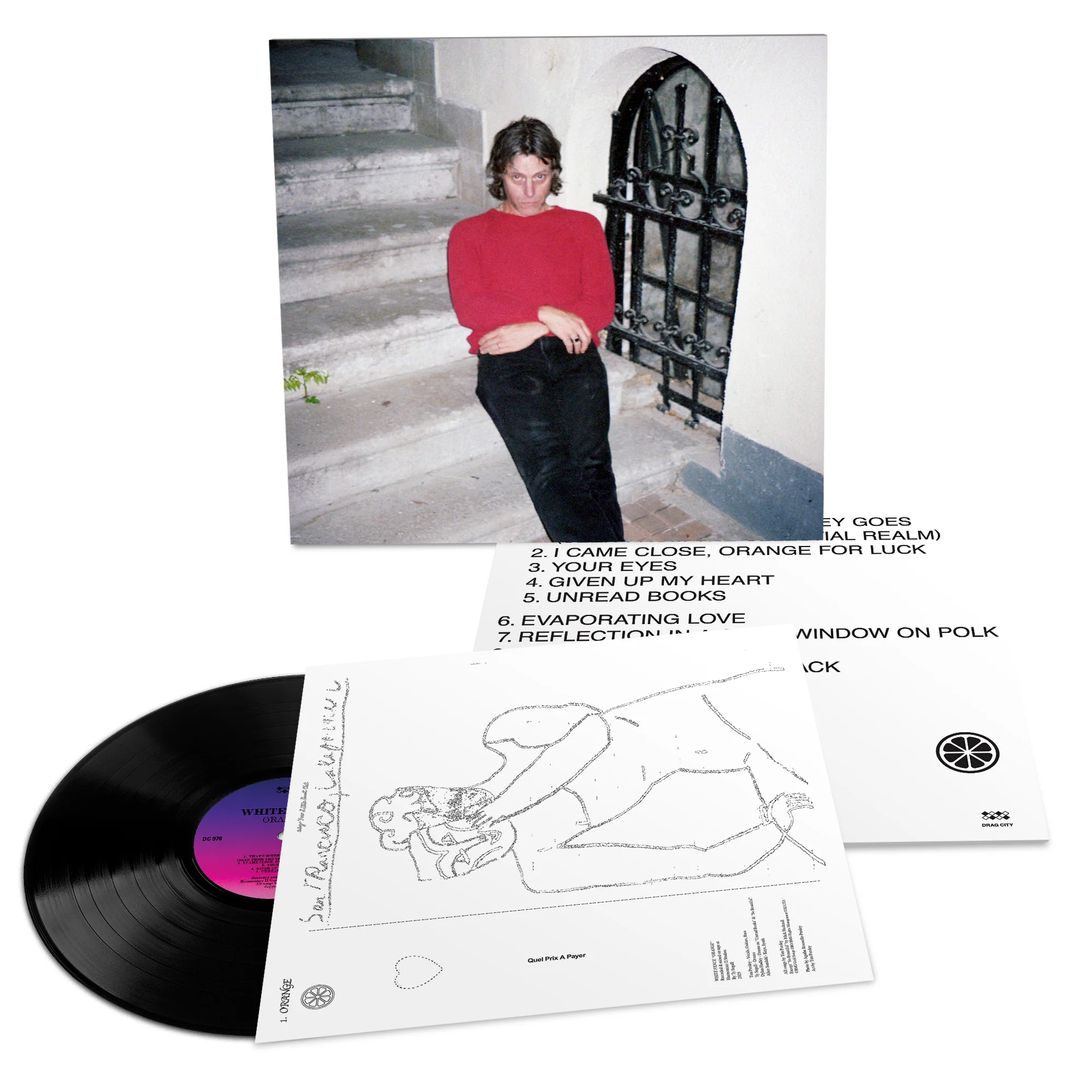White Fence Orange Vinyl LP 2026 - Image 2