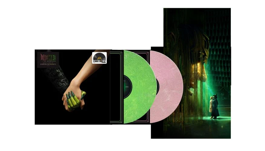 Wicked: The Soundtrack Vinyl LP Glitter Green & Glitter Pink Colour RSD 2025