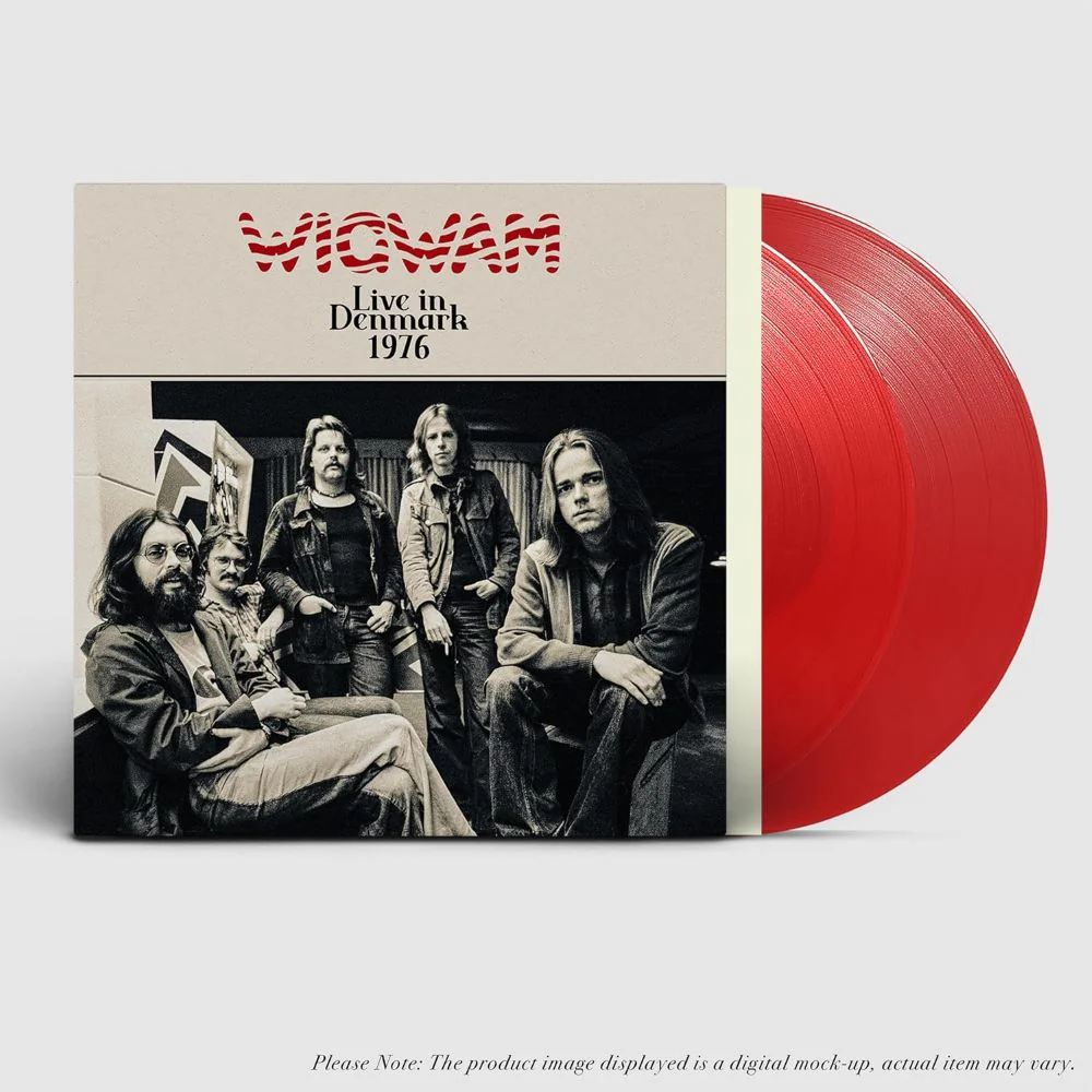 Wigwam Live in Denmark 1976 Vinyl LP Transparent Red Colour 2026