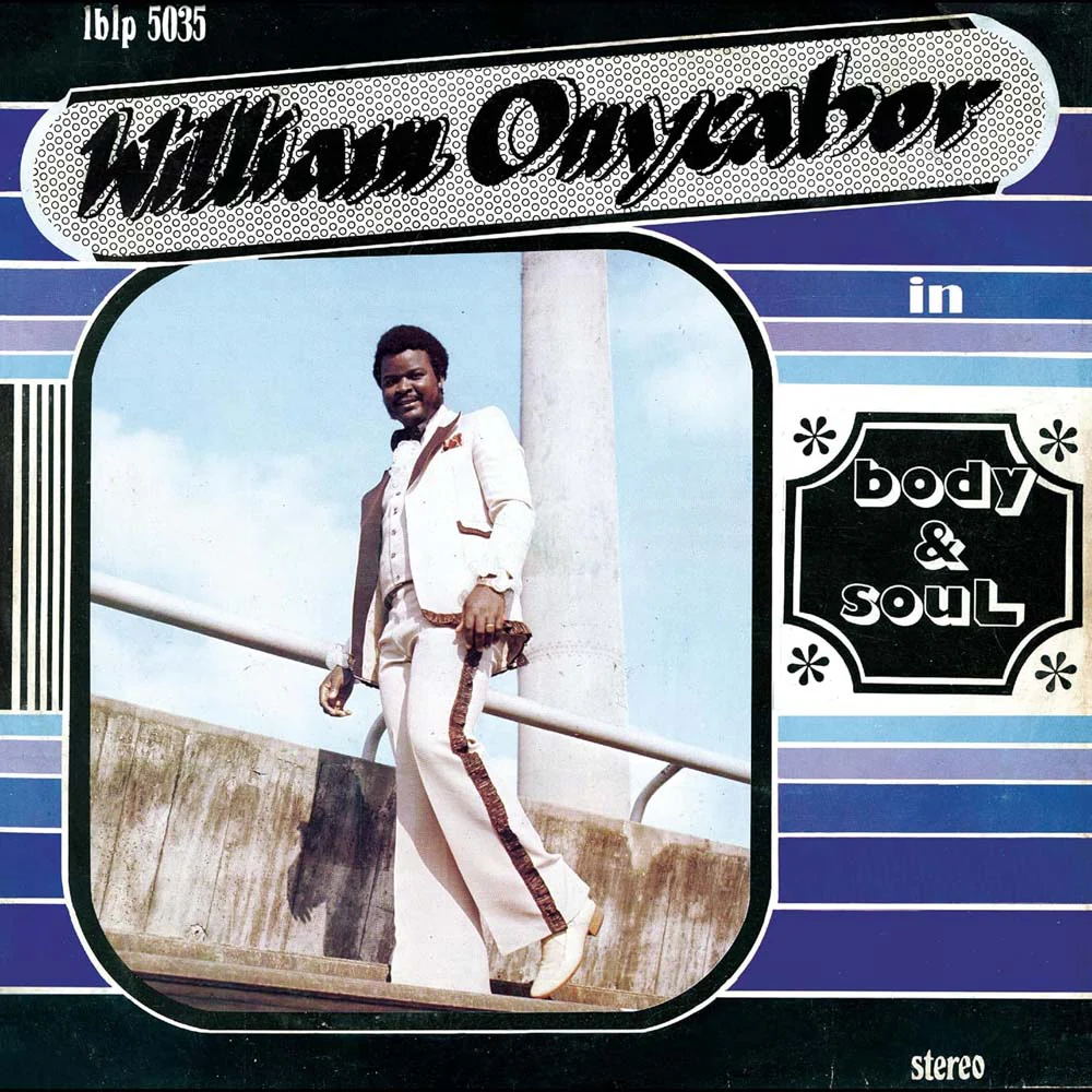 William Onyeabor Body And Soul Vinyl LP Indies Exclusive Cross River Basin Blue Colour 2025