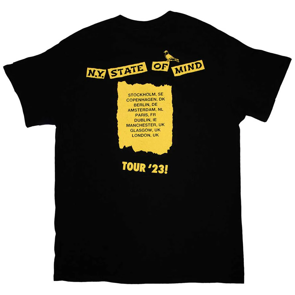 Wu-Tang Clan Tour '23 NY State Of Mind Black X-Large T-Shirt - Image 2