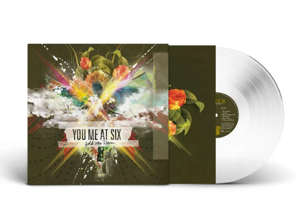 You Me At Six Hold Me Down Vinyl LP Crystal Clear Colour 2025