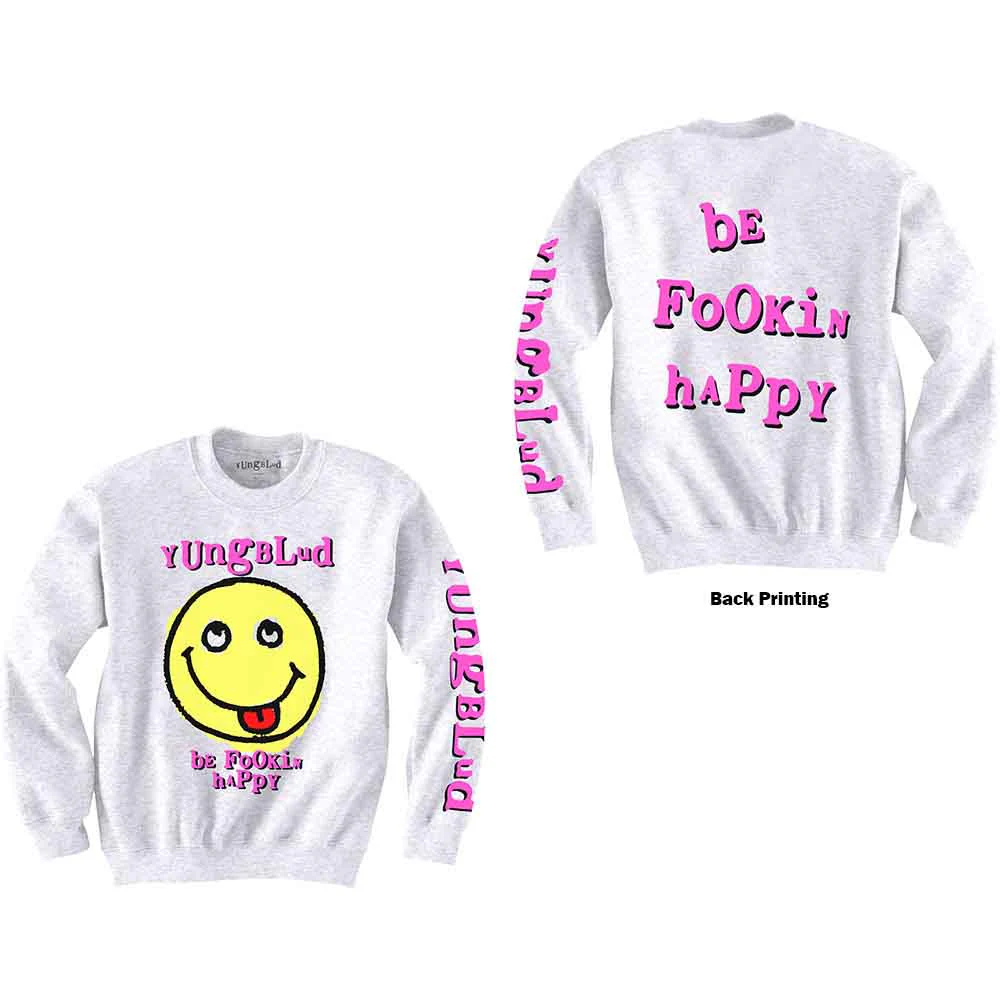 Yungblud Raver Smile X-Small Sweatshirt - Image 3