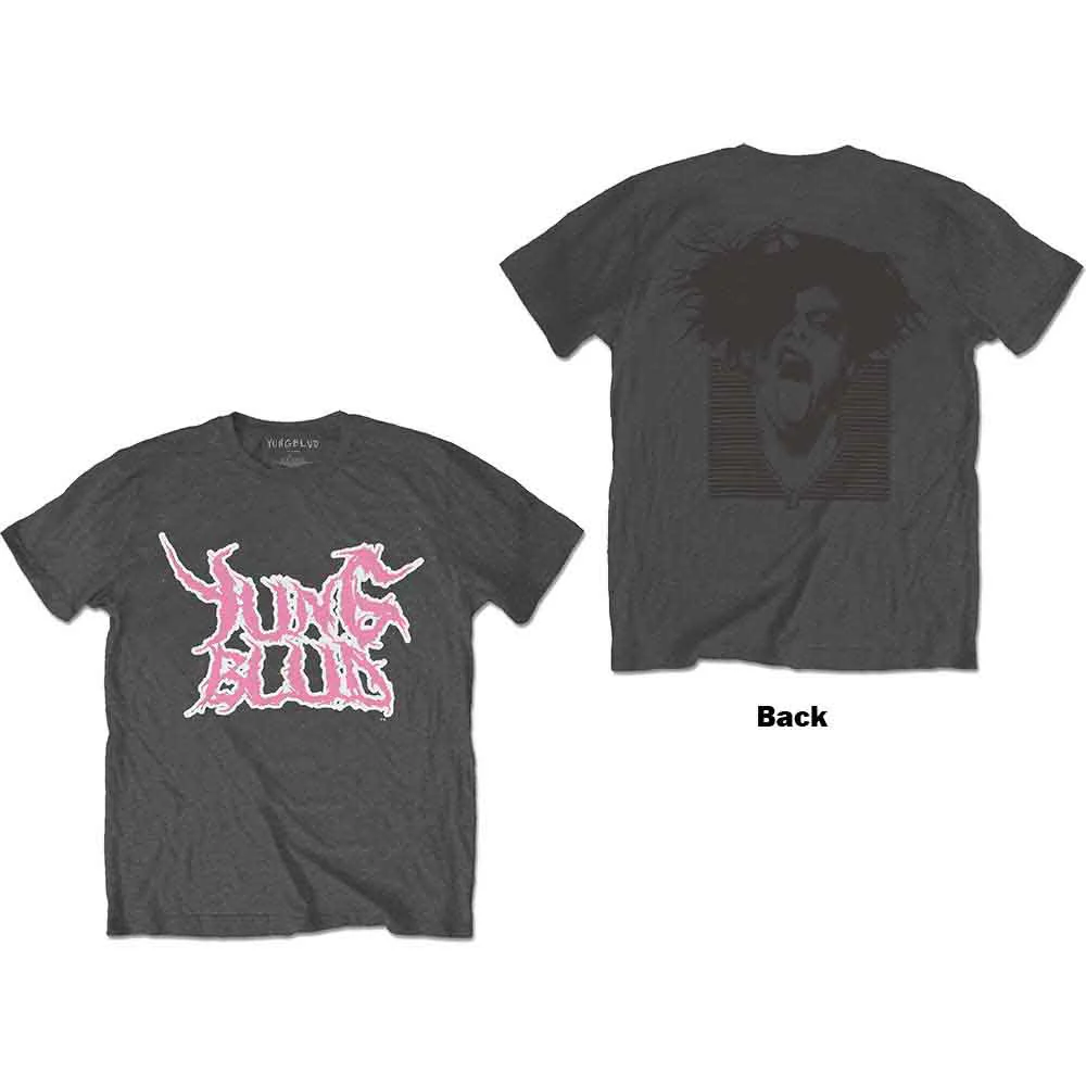 Yungblud Deadhappy Charcoal Grey Medium T-Shirt - Image 3