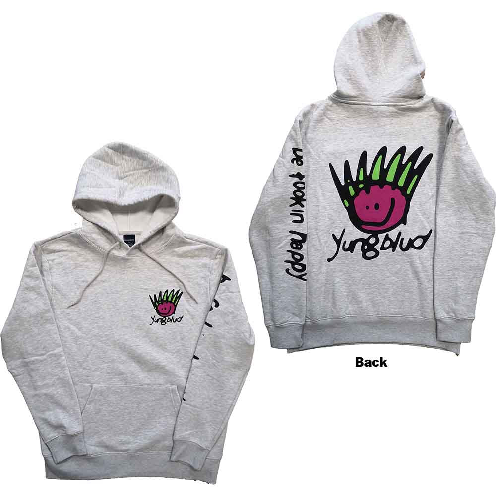 Yungblud Face Off White X-Large Hoodie - Image 3