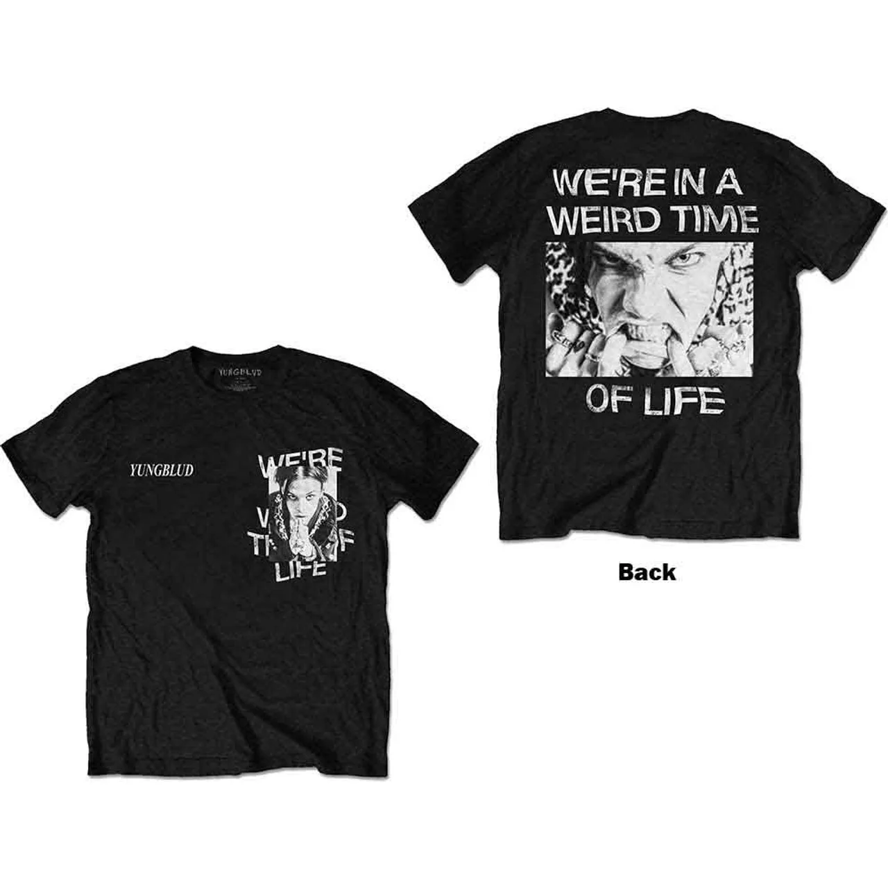 Yungblud Weird Time Of Life Black X-Large T-Shirt - Image 3