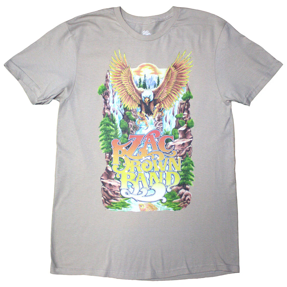 Zac Brown Band Eagle Natural Large T-Shirt