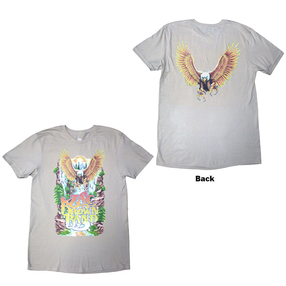 Zac Brown Band Eagle Natural Large T-Shirt - Image 3